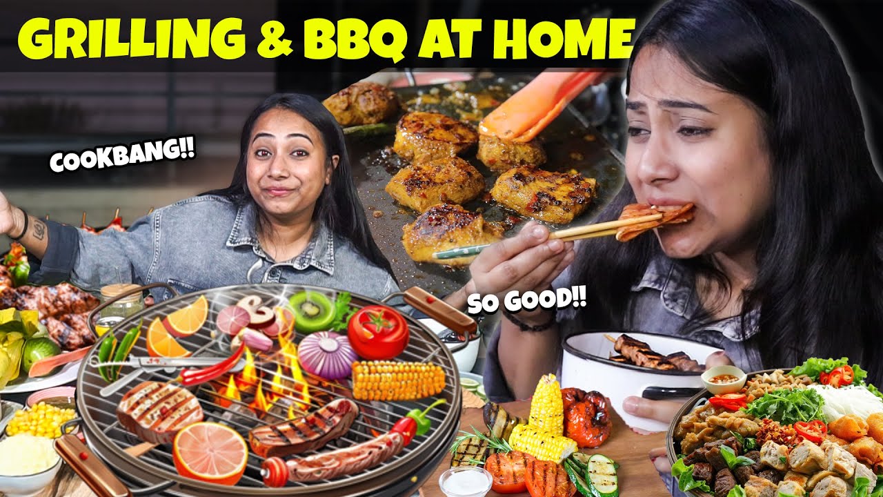 Grilling & BBQ Cookbang at Home | Cooking Comfort Food on Winter Midnight
