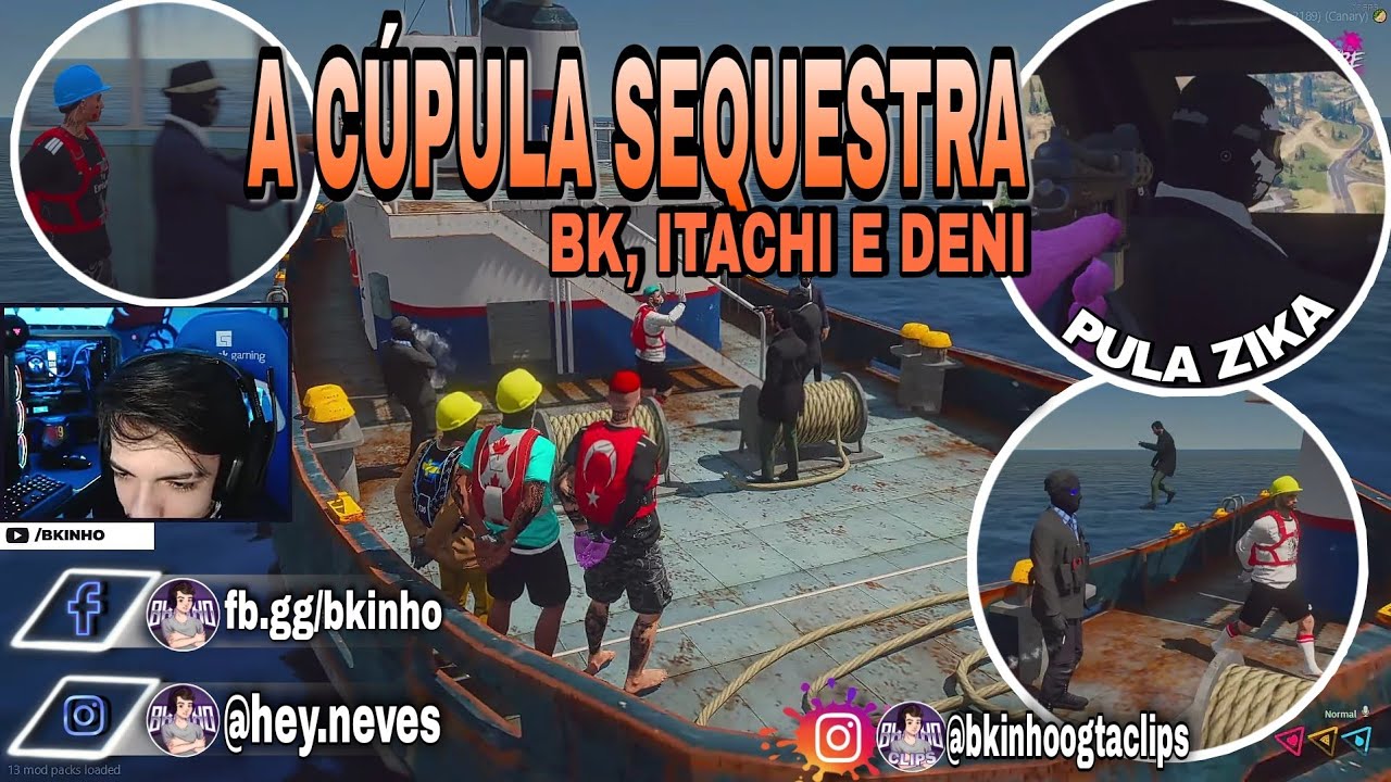 Bkinho CLIPS | BK É SEQUESTRADO PELA A CÚPULA - BK MANDA O MOTORISTA PULA • GTA RP CIDADE HYPE