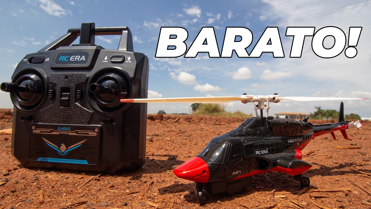 COMPREI o Melhor Helicóptero de Controle Remoto para INICIAR no Hobby | RC Era A61 Bell 222