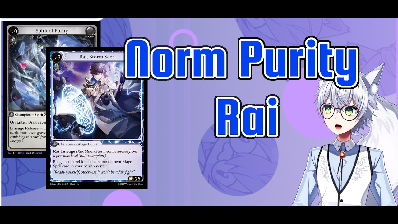 [Grand Archive] [PTM] Norm Purity Rai Deck Tech