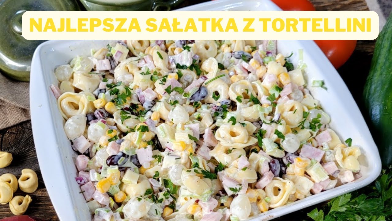 Prosta i szybka sałatka z tortellini. Gotowa w 15 minut.