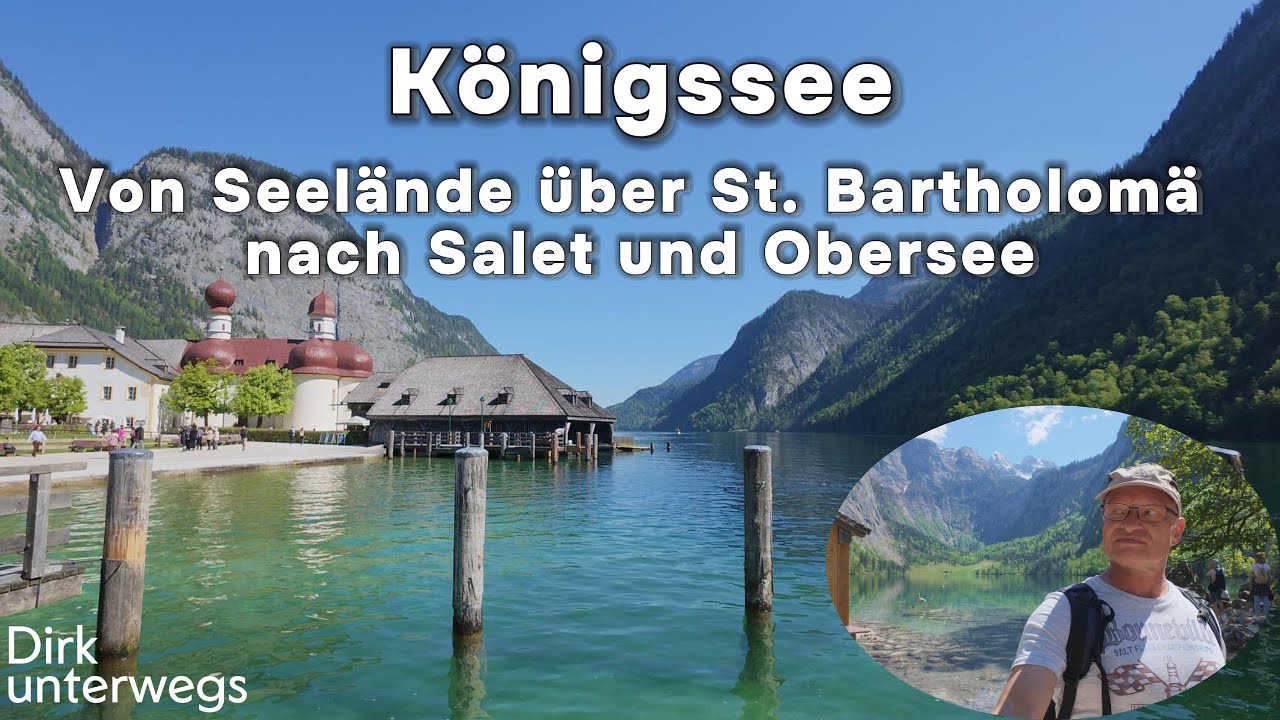 Königssee - Mit dem Schiff von Seelände über St. Bartholomä nach Salet und Obersee
