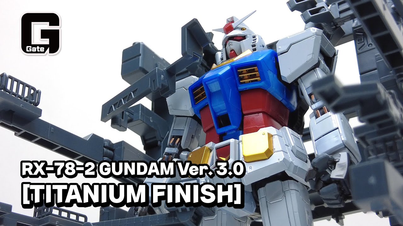건프라 MG RX-78-2 건담 3.0 [티타늄 피니쉬] ASMR 빠른 조립 리뷰 / Gundam Ver.3.0 [Titanium Finish] Gunpla Build review