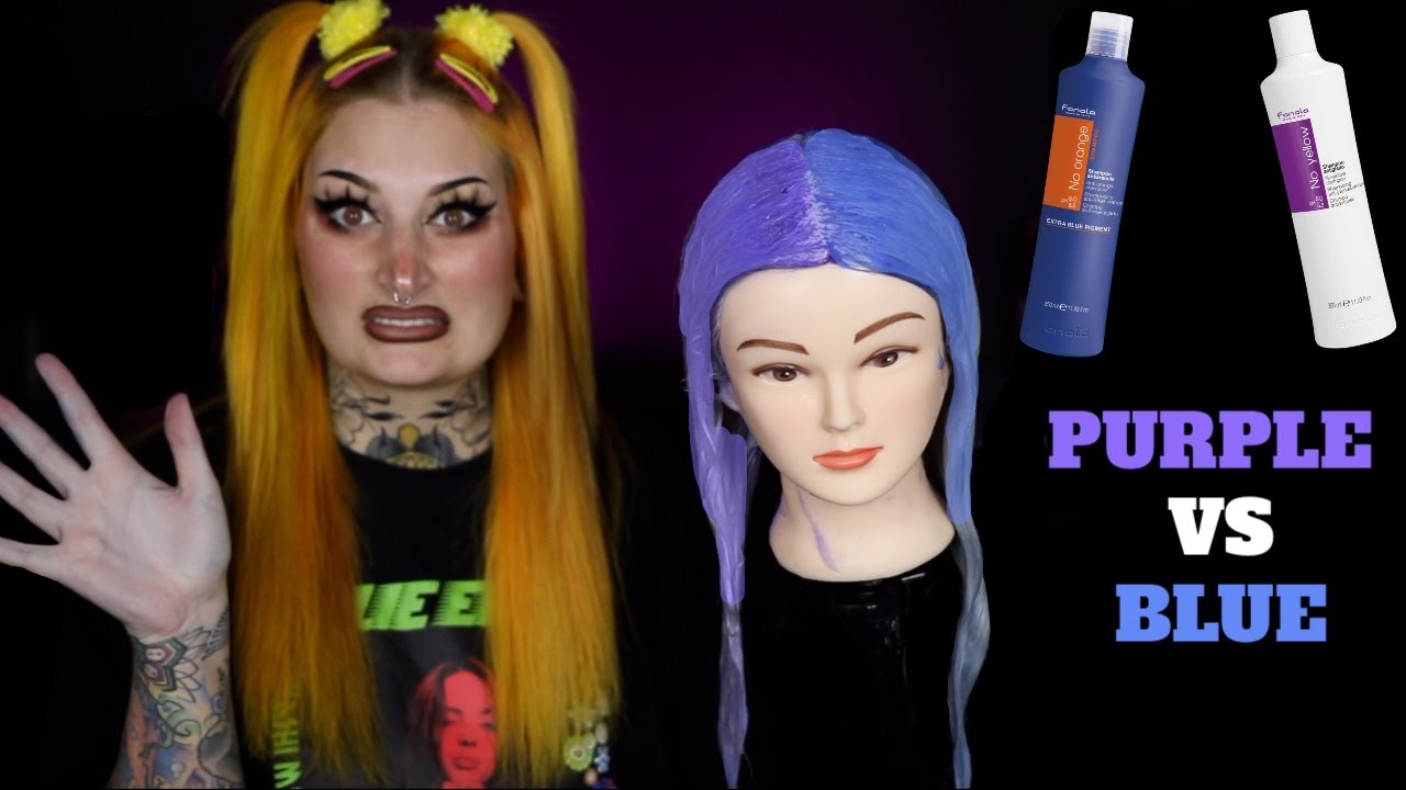 Fanola Blue VS Purple Shampoo!
