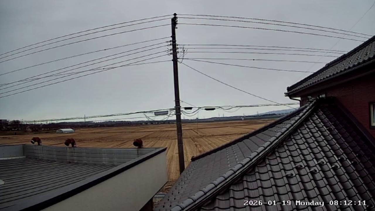 山形県酒田市下安町ライブカメラ Yamagata Sakata Live camera.World cam.