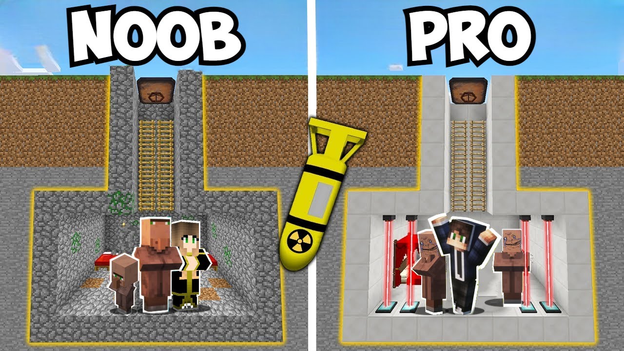NOOB vs PRO: Gradimo Bunker Za Smak Sveta u Minecraftu