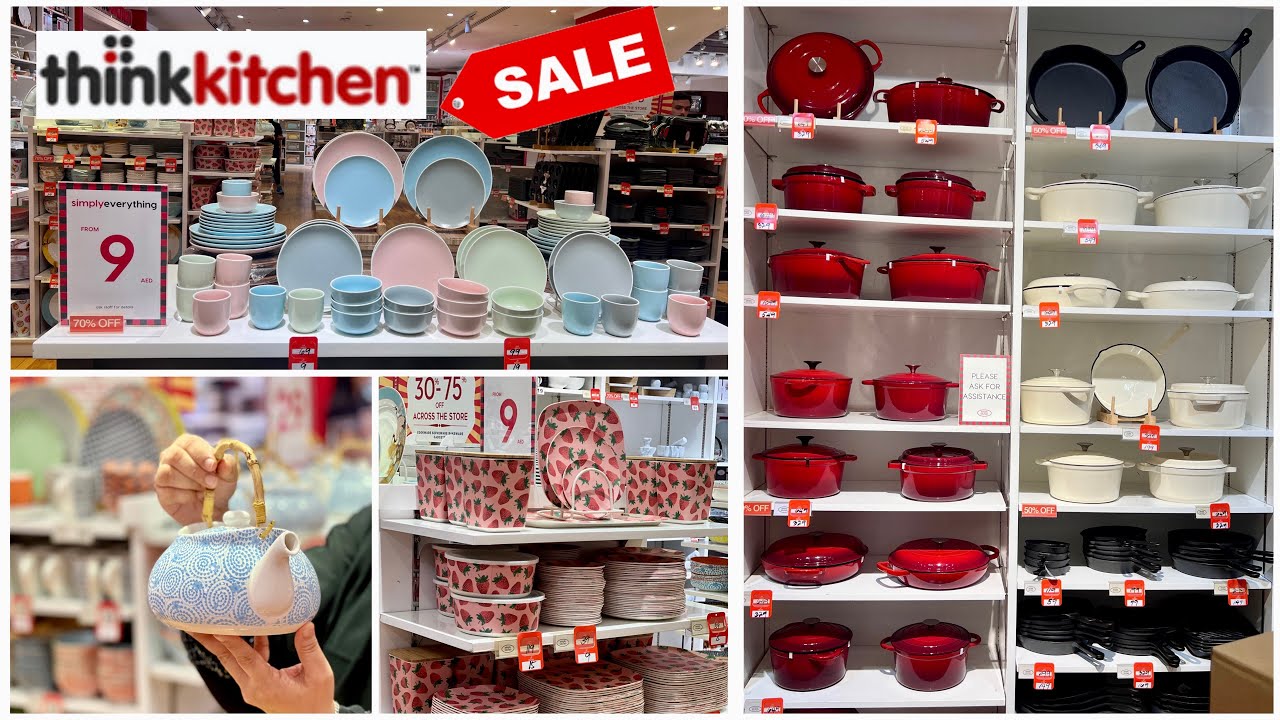 CROCKERY SALE../CUTE ITEMS ON SALE @thinkkitchen stores/great chance to buy/Pan emirates SALE/Febi’s