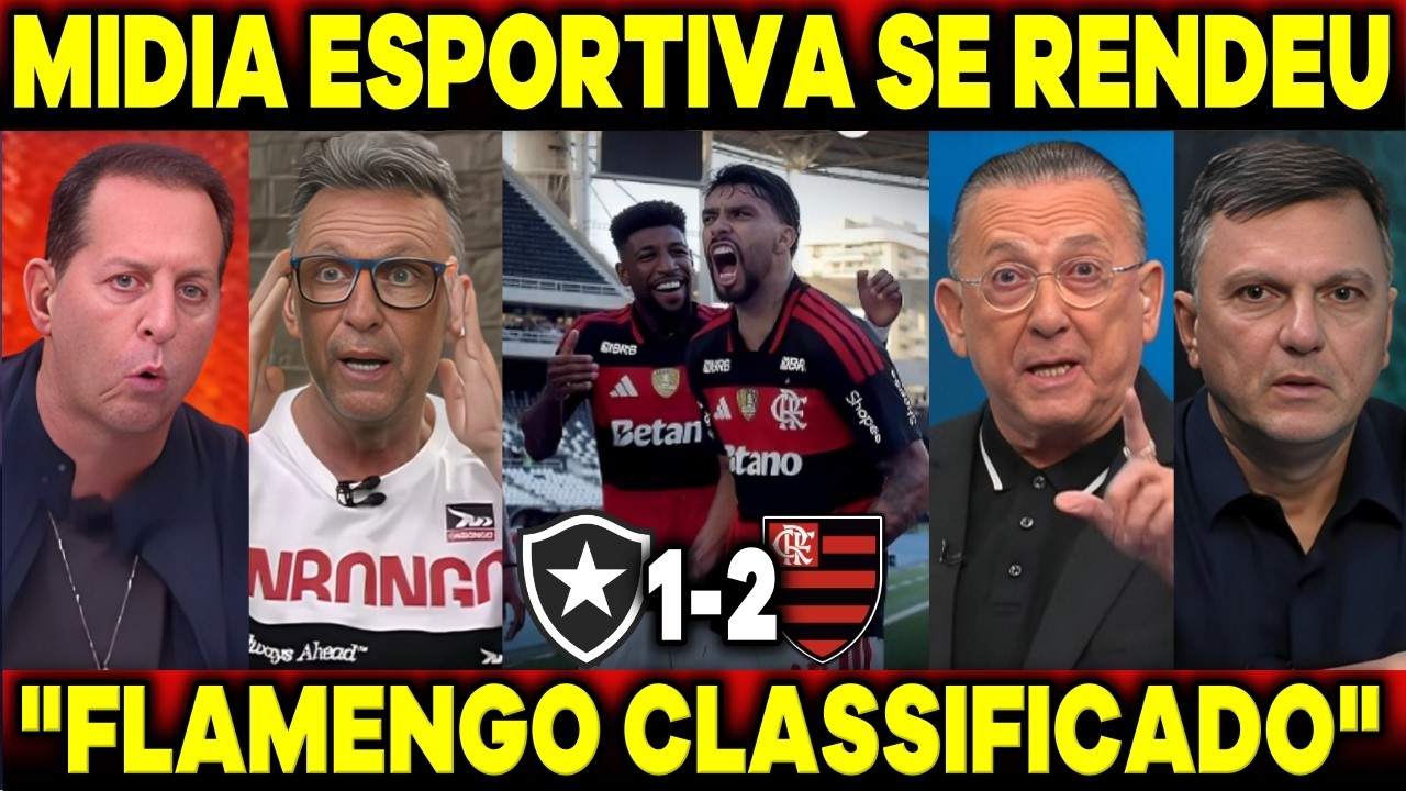 MIDIA ESPORTIVA DE TODO O BRASIL SE RENDERAM AO MENGÃO 