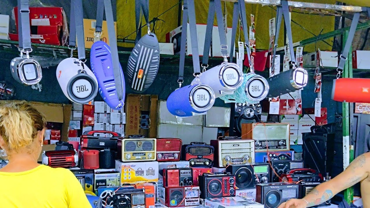 FEIRA DOS ELETRÔNICOS COM MUITA CAIXINHA DE SOM EM CARUARU PERNAMBUCO