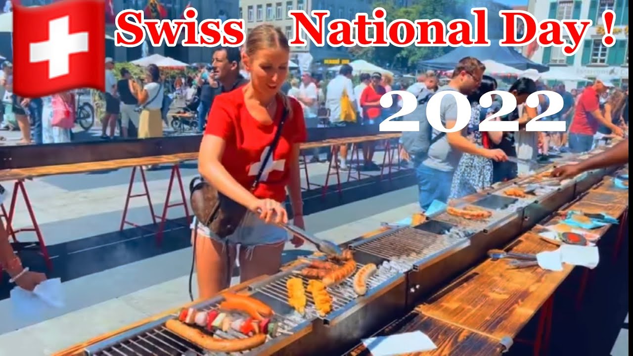 Swiss National Day🇨🇭Bern / Swiss Street Food / Bus-Tour /  Concert / 2022