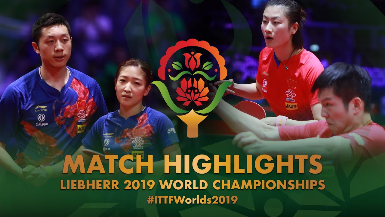 Xu Xin/Liu Shiwen vs Fan Zhendong/Ding Ning | 2019 World Championships Highlights (1/2)