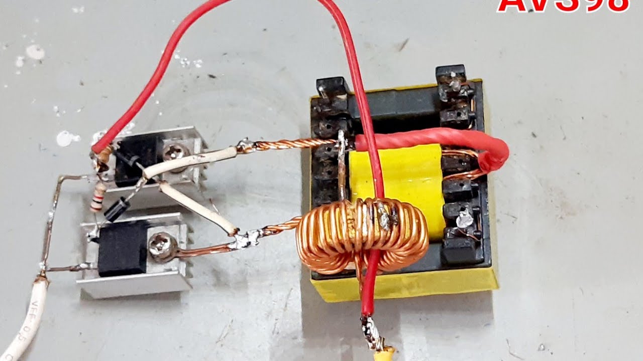 quấn biến áp nguồn tỏ ông 12v lên 220v