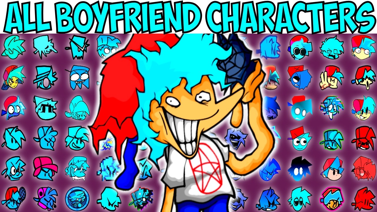 ALL BOYFRIEND CHARACTERS | FNF Character Test | Gameplay VS Playground