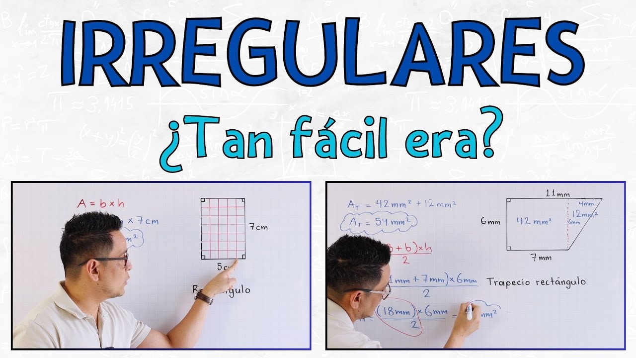 &Aacute;rea del rect&aacute;ngulo, rombo, romboide y trapecio | &Aacute;rea de pol&iacute;gonos irregulares