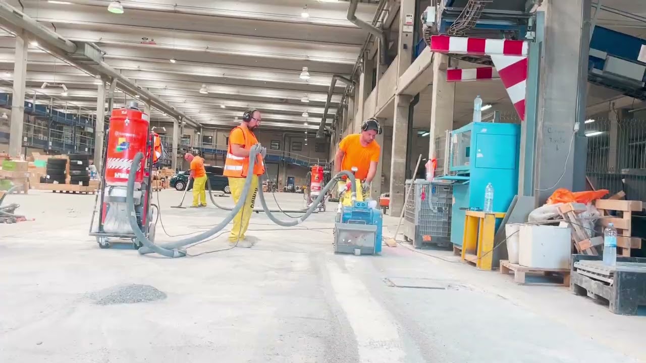 Reparación solera Nave Logística