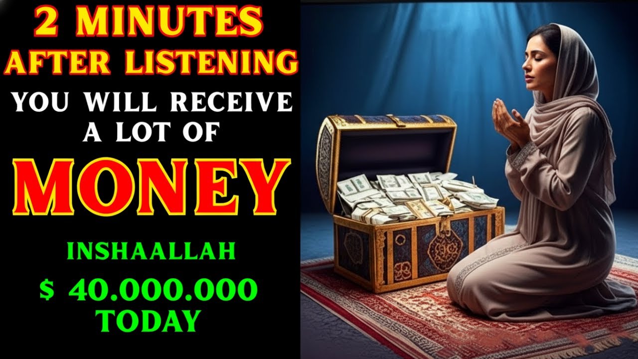 THE MONEY WILL COME FROM EVERYWHERE | DUA FOR CALLING MONEY, DUA FOR INSTAN MONEY, DUA FOR MONEY