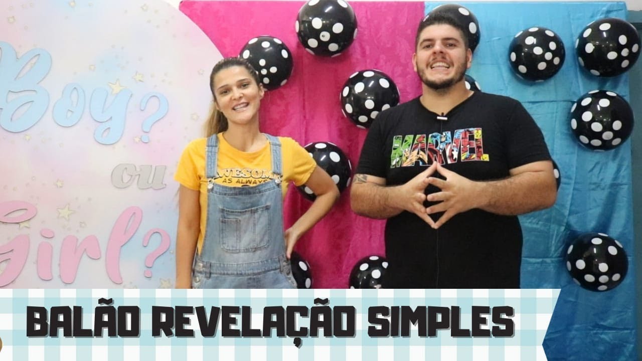 Chá de Revelação SIMPLES - Ideia EMOCIONANTE E BARATA (Fizemos o teste)
