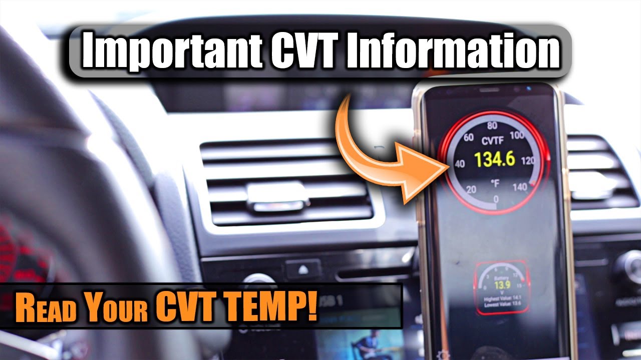 How to Read WRX CVT Transmission Temperature with OBDLink LX