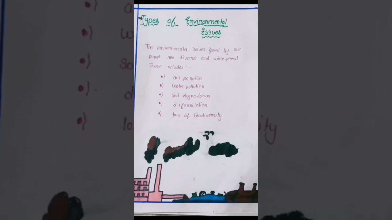 My projectwork on environmental issues... 🌎♻️🌳