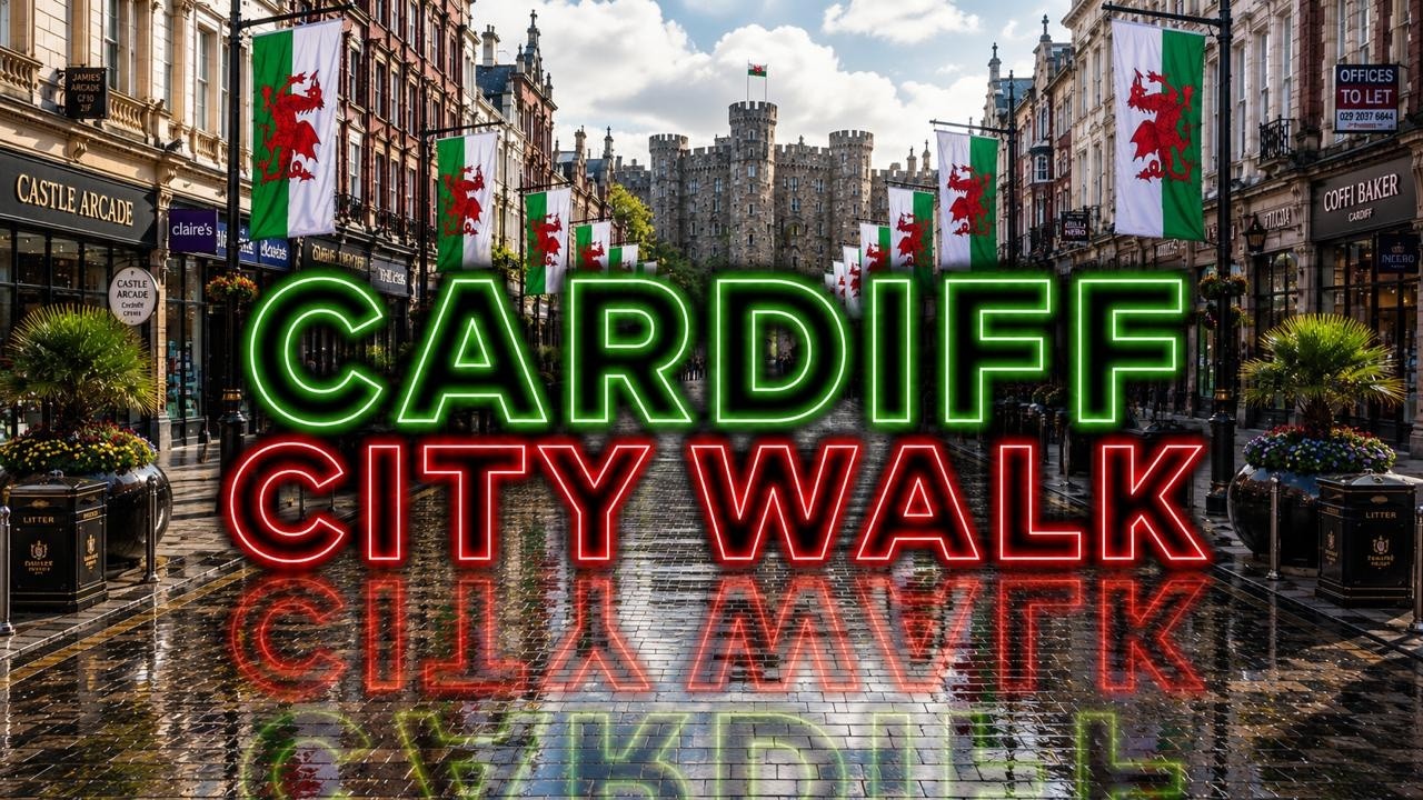 Cardiff Walking Tour 4K | Cardiff City Centre, Castle & Bay | Is Cardiff Worth Visiting?