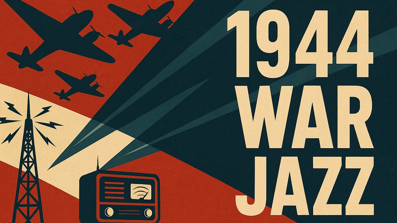 WWII Jazz Radio | 1940s Vintage Wartime Music to Relax, Study & Unwind