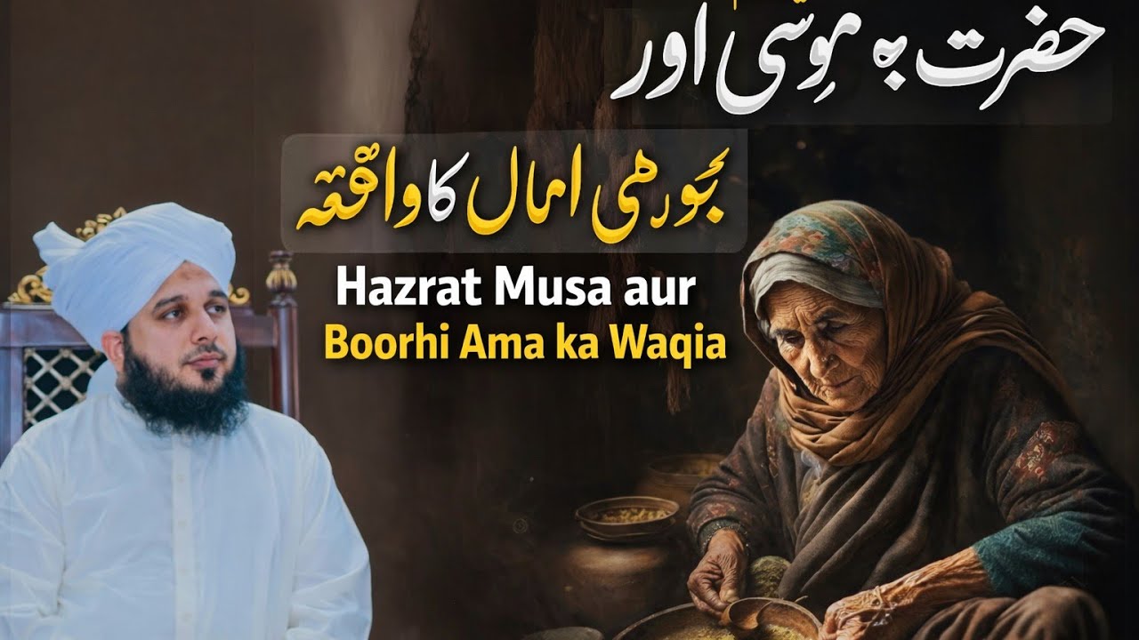 Hazrat Musa Aur Burhi Amma Ka Waqia    Ak Baar Zaroor Suno | Peer Ajmal Raza Qadri | Islamic Bayaan
