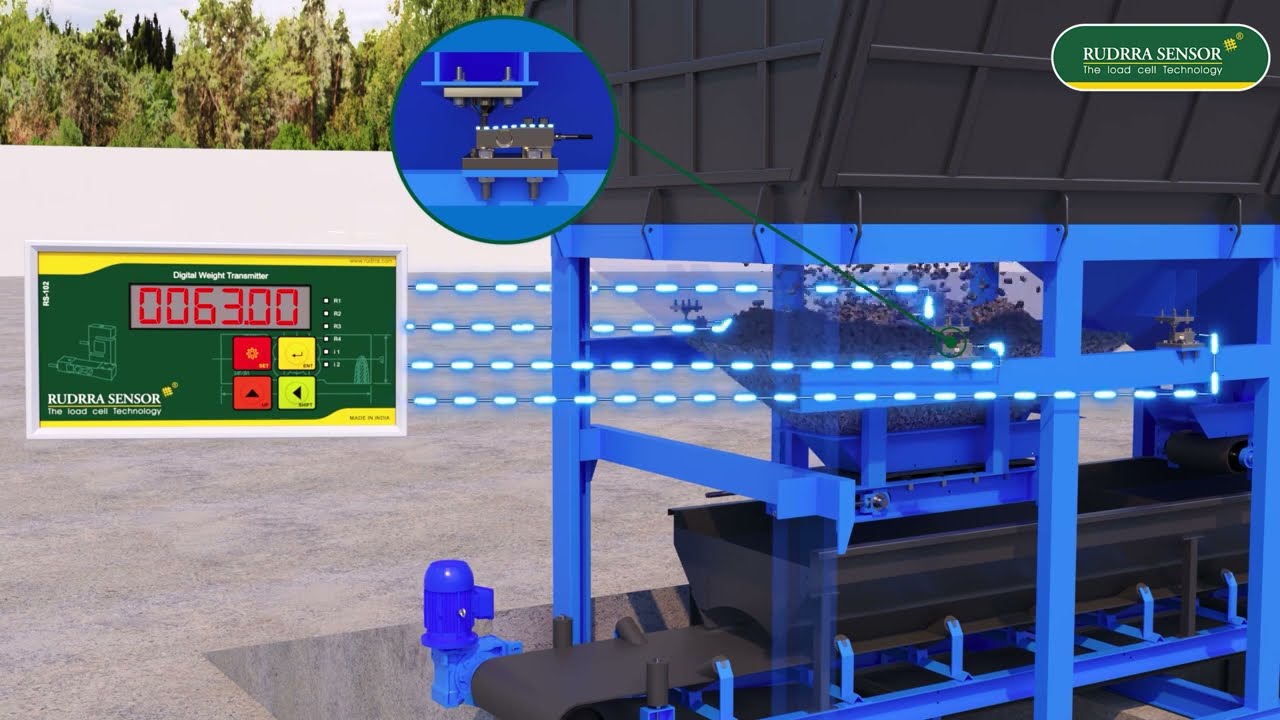 Installation guide for setting up a tank weighing system using RSL 803
