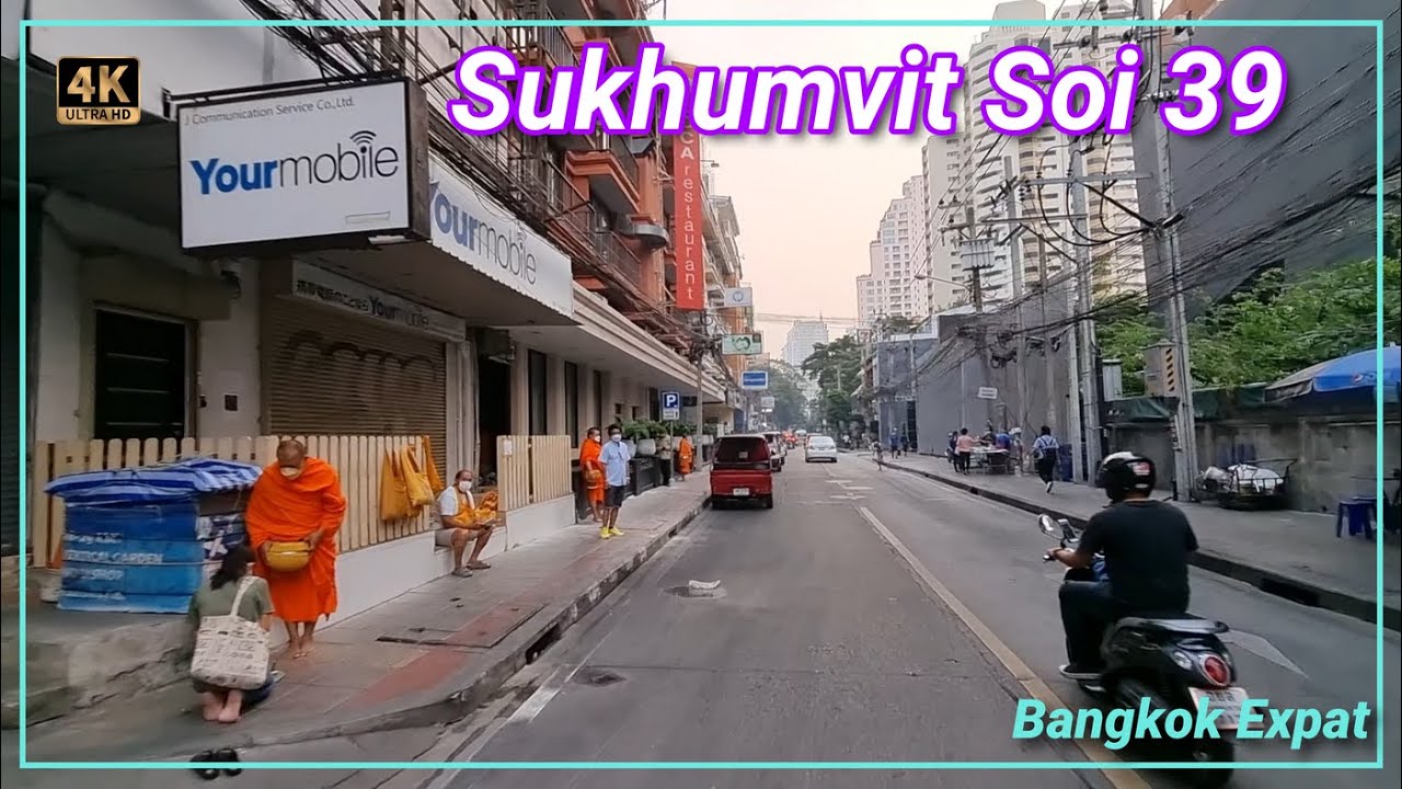 Bangkok Sukhumvit Soi 39 🇹🇭 Thailand 4K