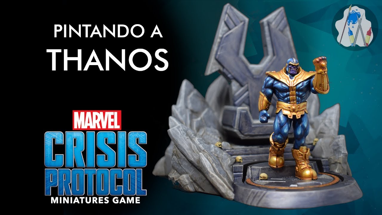 Pintando a Thanos para Marvel Crisis Protocol / Painting Thanos for Marvel Crisis Protocol