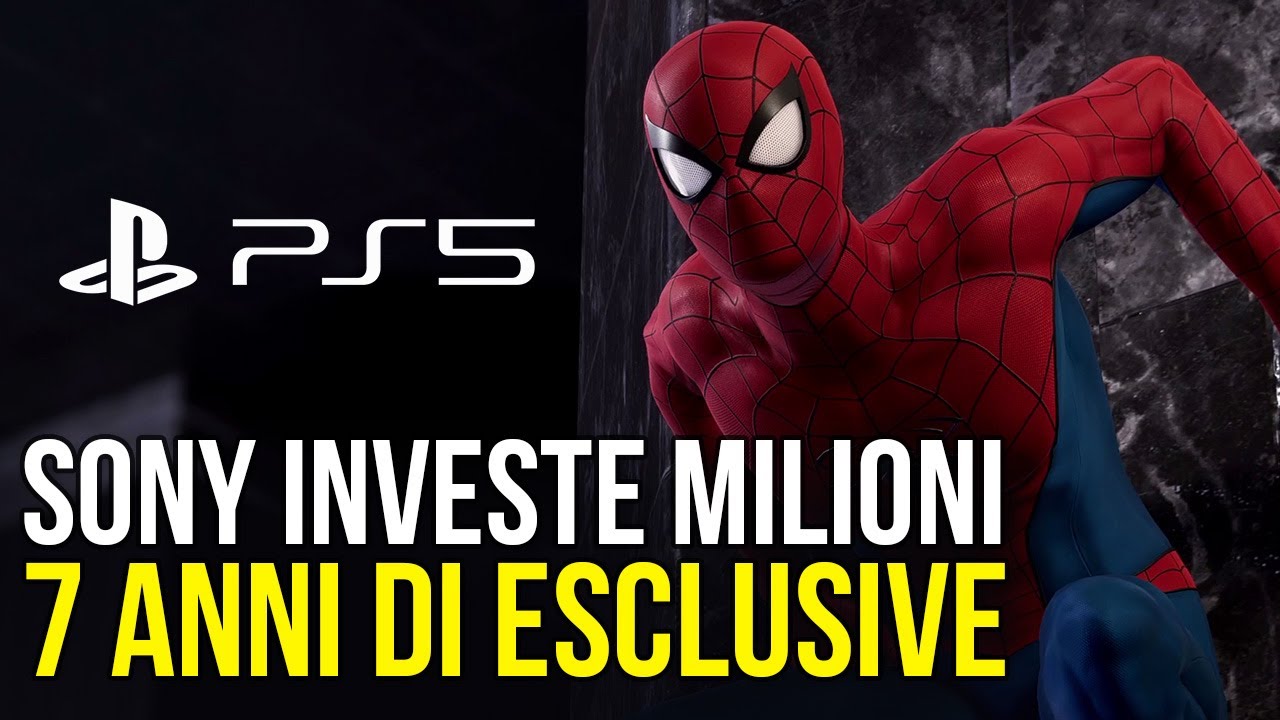 PS5: Sony investe MILIONI! 7 anni di ESCLUSIVE