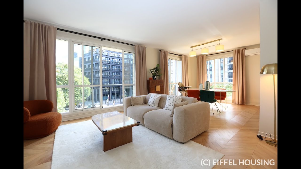 Avenue du Stade de Coubertin - Boulogne-Billancourt - 100 sqm - 3BR - furnished