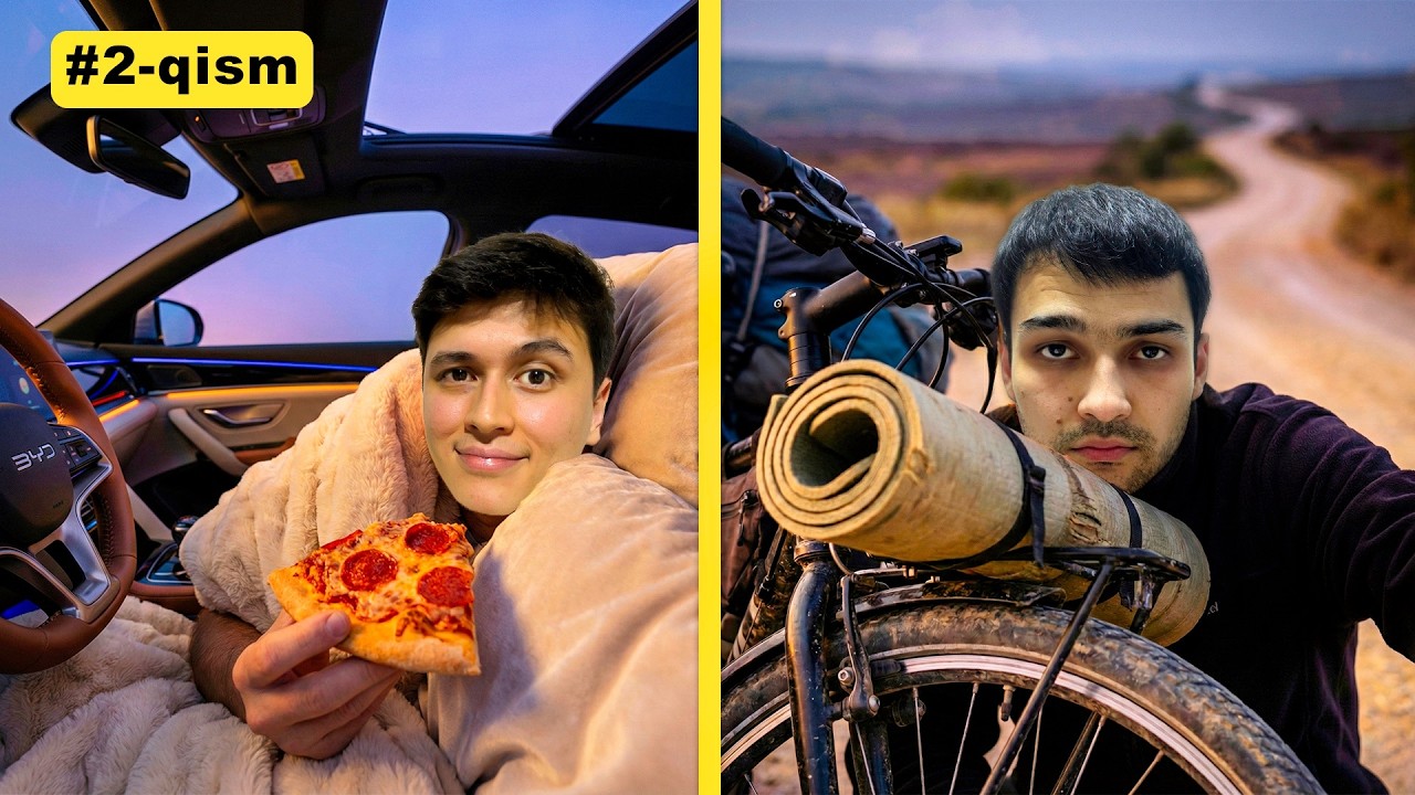 QAYSI BIRIDA KO'PROQ YASHAYMIZ? 2-qism (Velosiped vs Moshina)