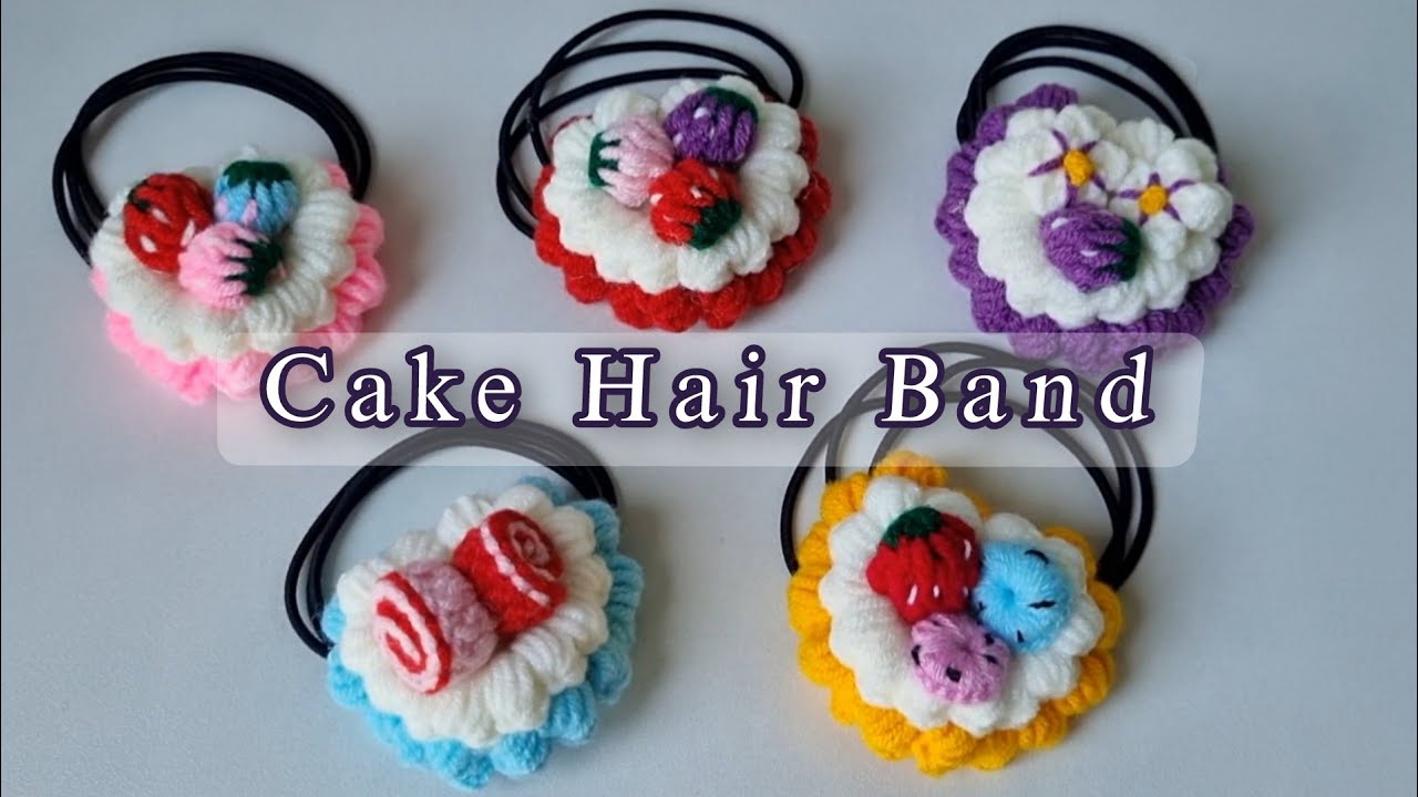 Cake Hair band ခေါင်းစည်းကြိုးထိုးနည်းလေး