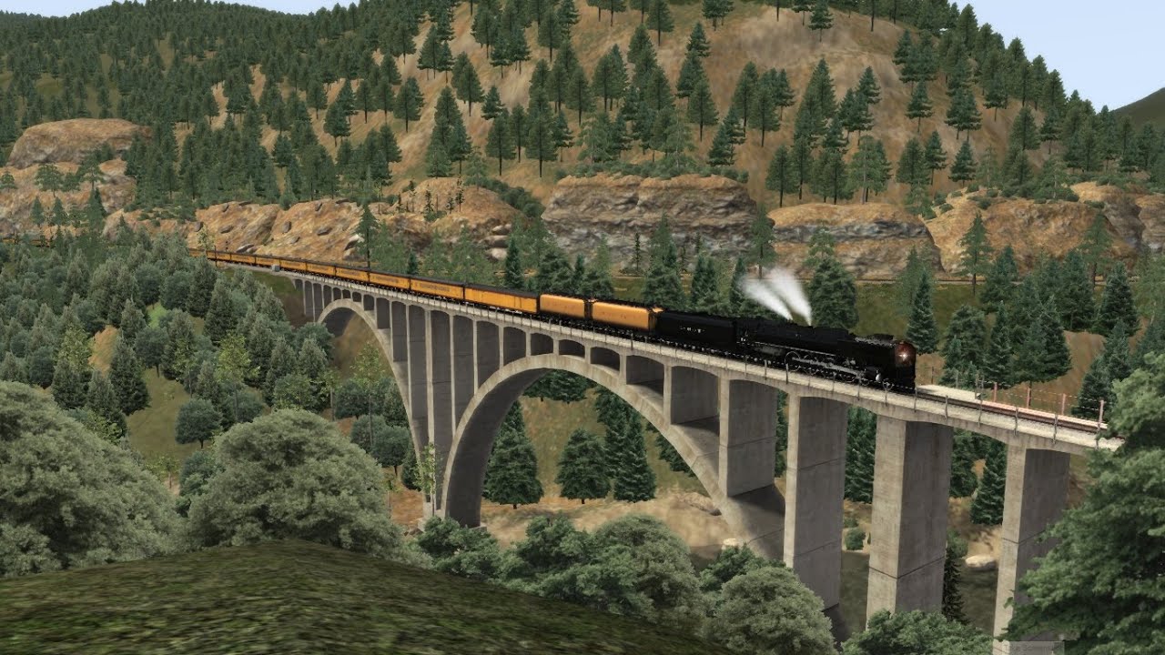Train Simulator 2016 HD: Union Pacific FEF-3 844 Feather River Canyon Excursion (Oroville to Keddie)