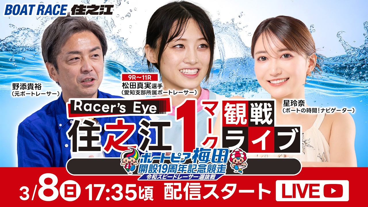 Racer’s Eye 住之江１マーク観戦ライブ