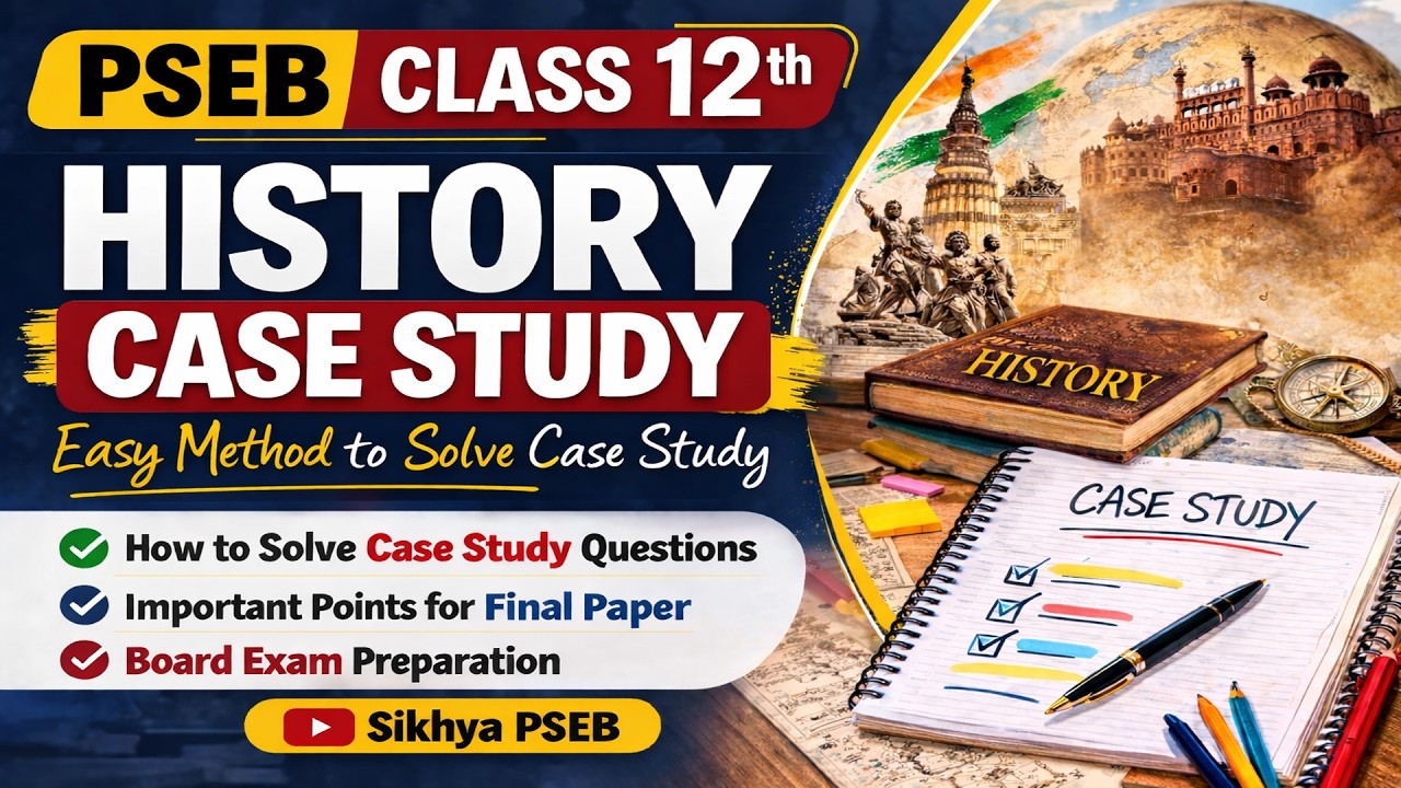 Case Study Questions | Class 12 History PSEB Final Paper Preparation
