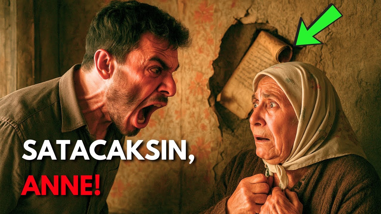 Evini satması için annesine bağırdı… Ama duvardan çıkan tapu onun hayatını kararttı!