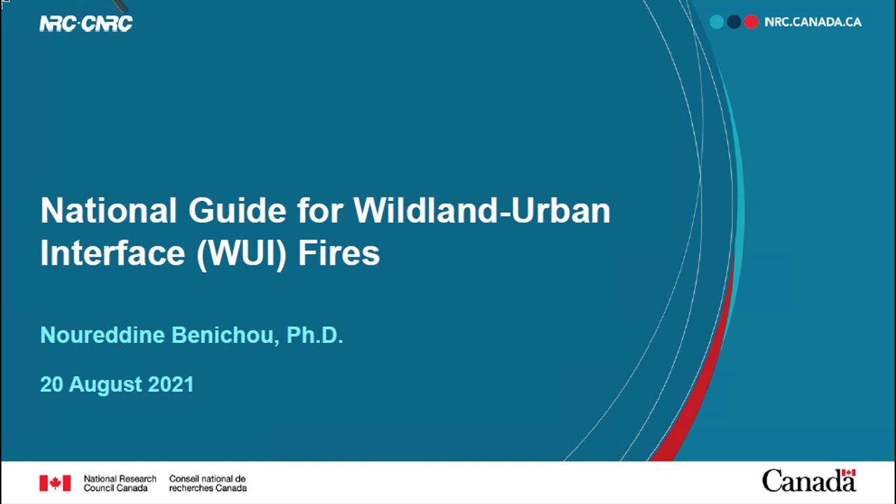 ICLR Friday Forum: National Guide for WUI Fires and Benefit/Cost (August 20, 2021)