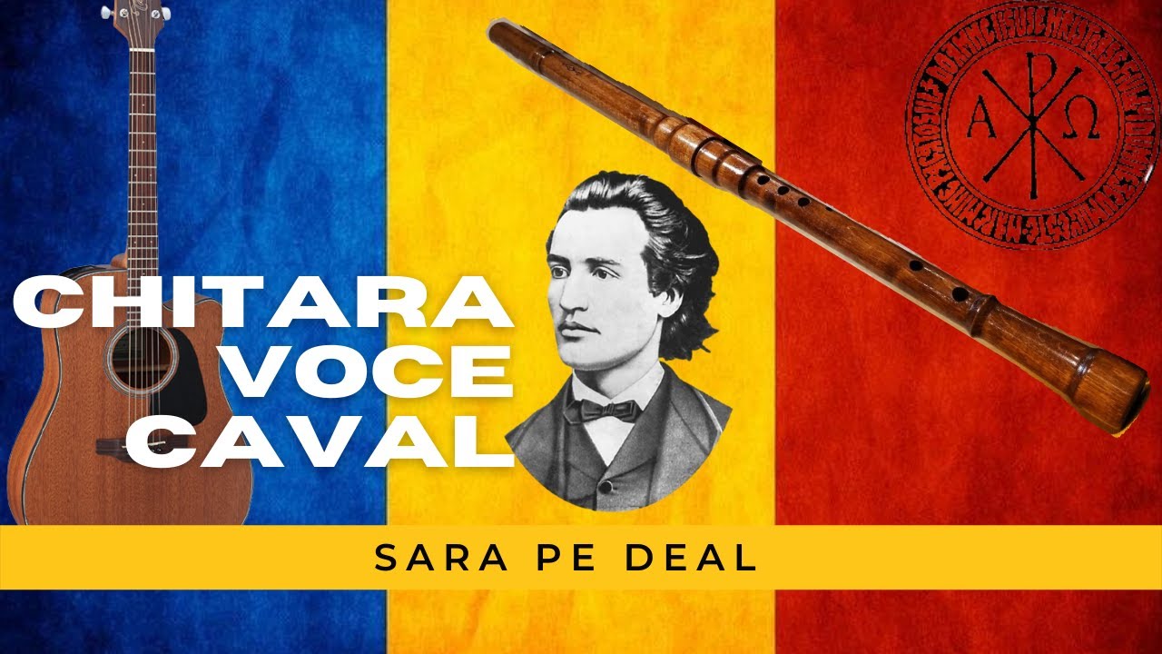 Sara pe deal / voce, chitară și caval / Guitar Cover - Tutorial caval