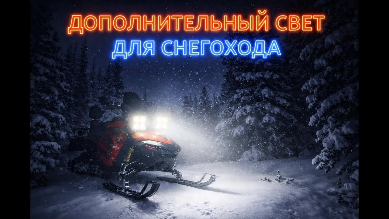 дополнительный свет на снегохд sharmax sn 500