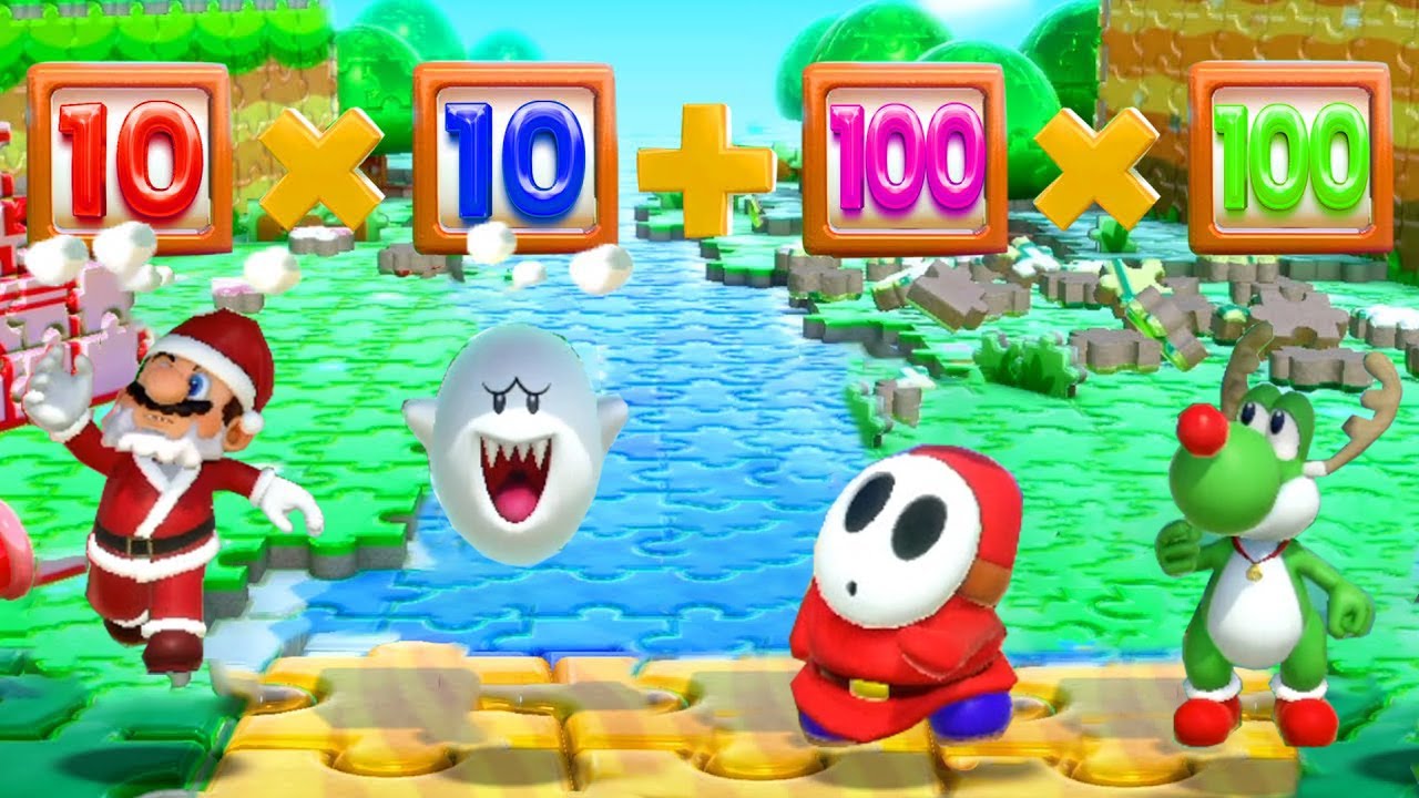 [スーパーマリオパーティ] マリオ vs シャイガイ vs ヨッシー vs ブウ (COM アルティメットマスター)