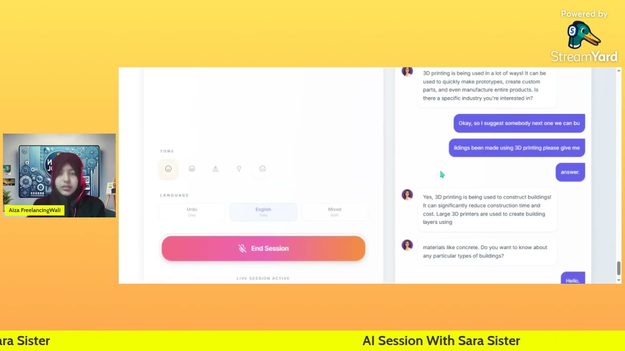 AI Session With Sara Sister
