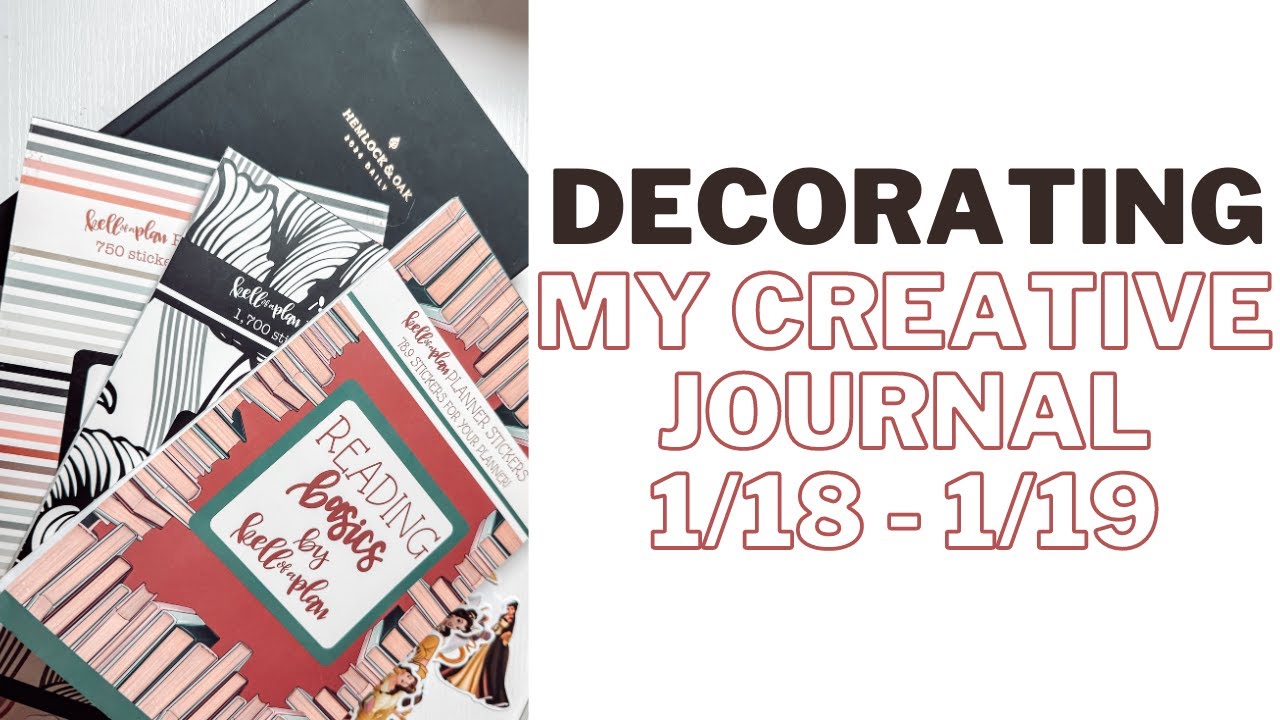 Plan With Me | Creative Journal | Hemlock and Oak Daily Planner 1/18 - 1/19