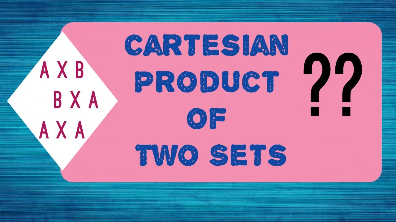 Cartesian product of two sets | Urdu | Hindi | English