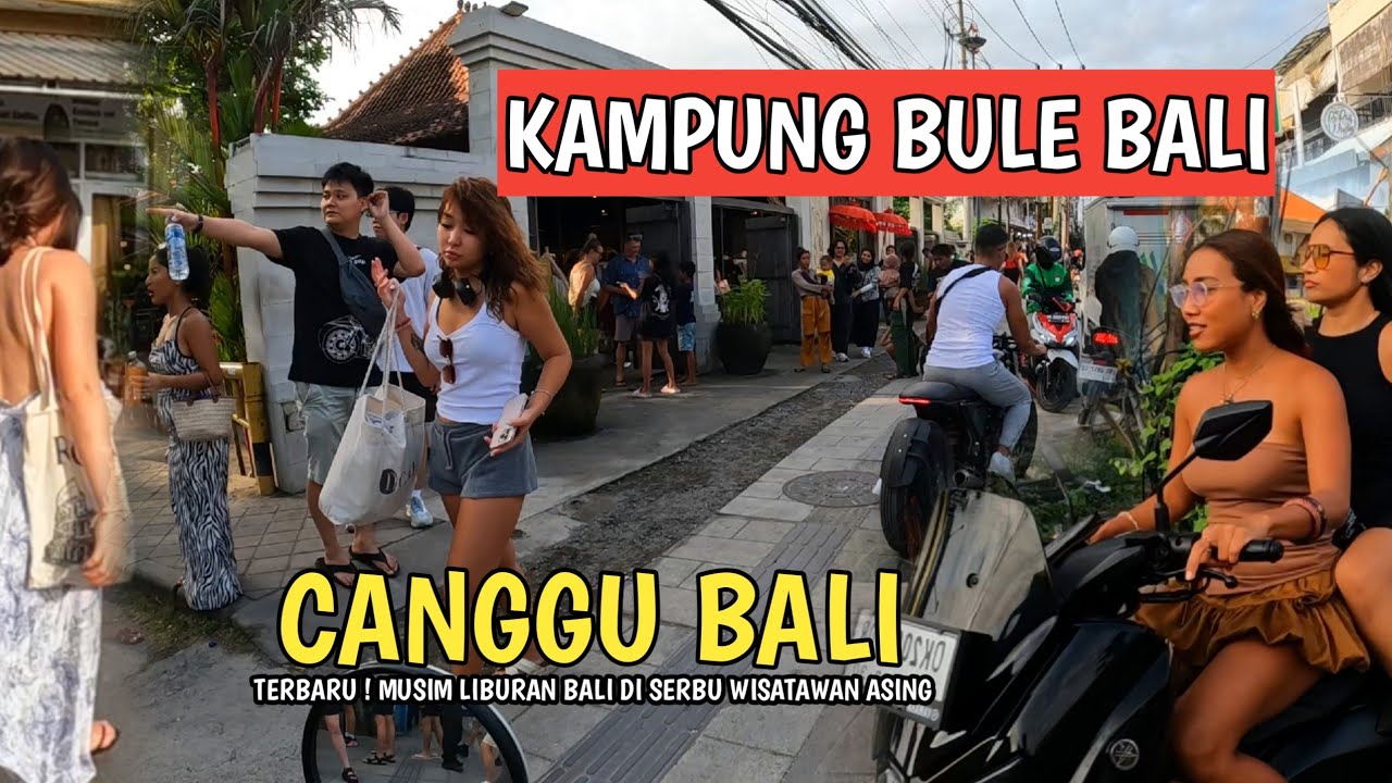 TERBARU | RAMAI BULE LIBURAN DI BALI | SITUASI CANGGU BALI