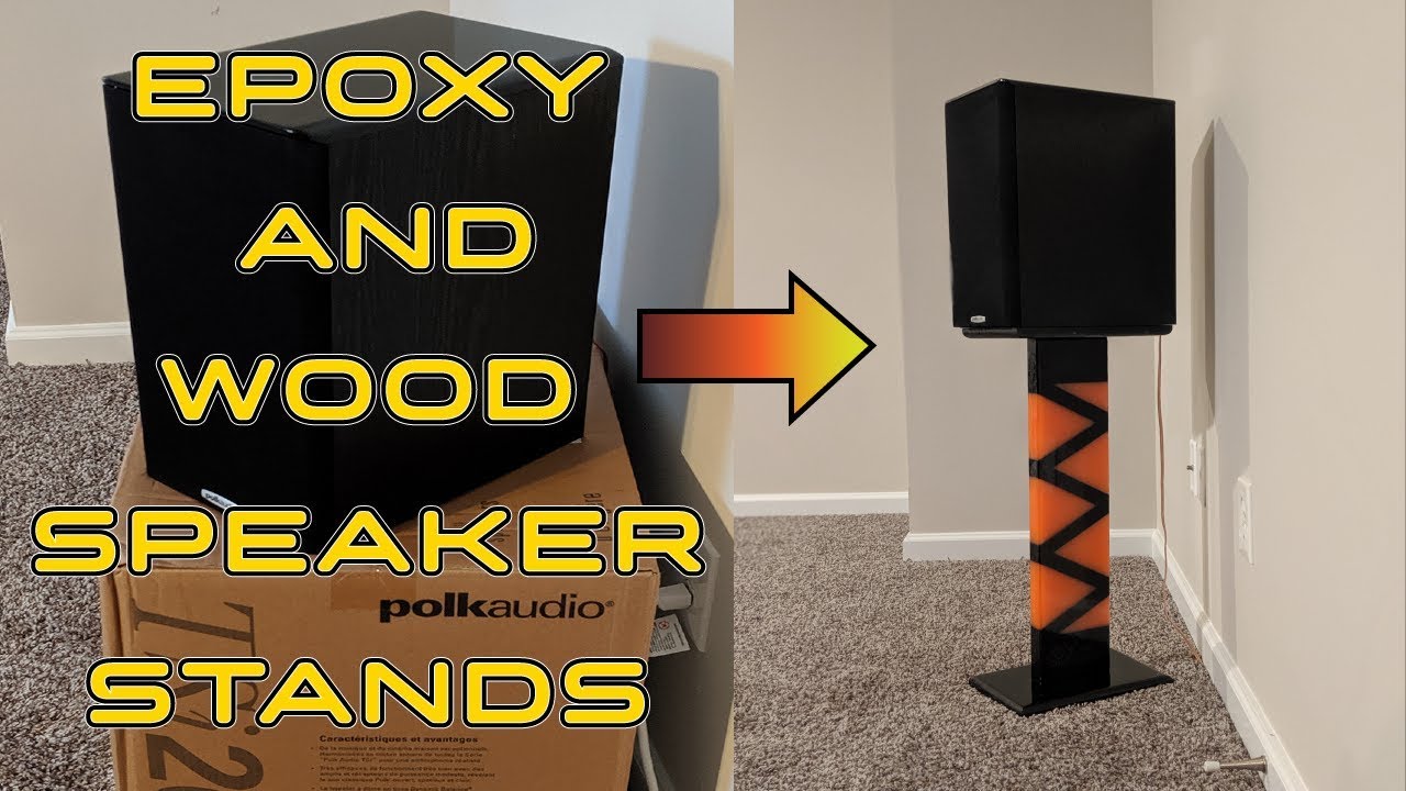 Epoxy and Wood Speaker Stands and Lessons Learned!