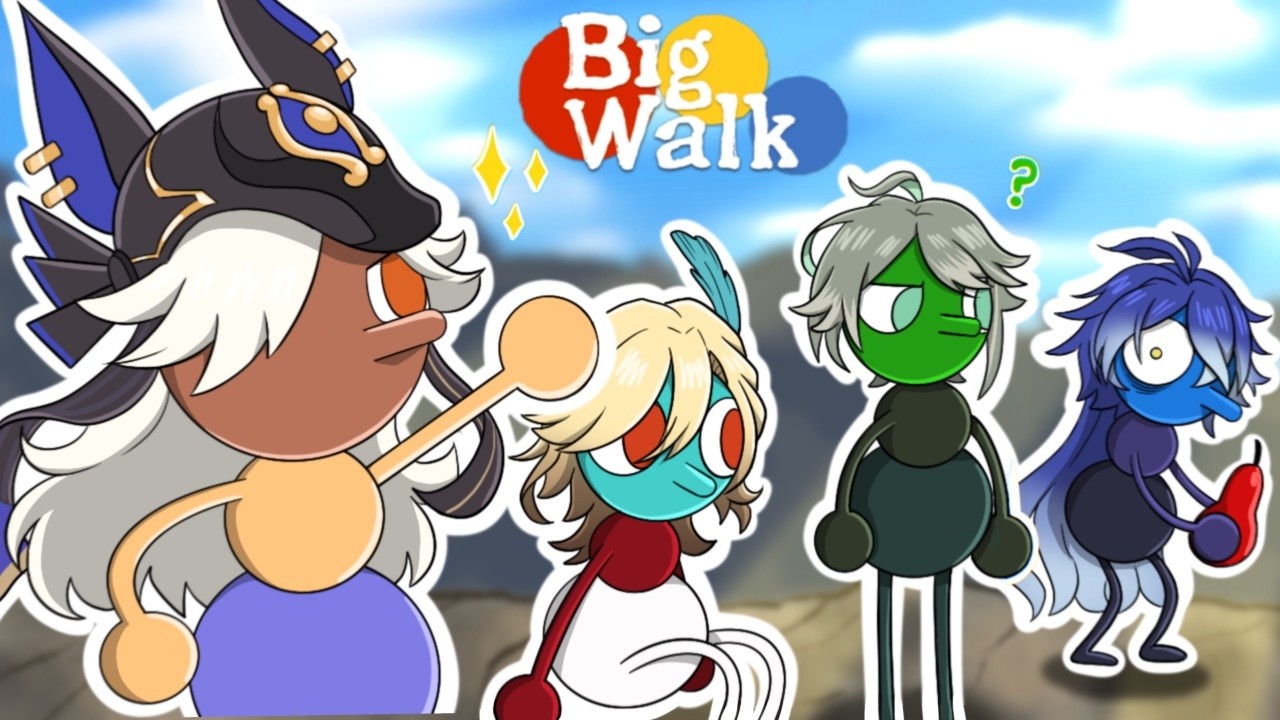 Can I Guide Genshin Impact VAs In The Big Walk ? | Los Leches