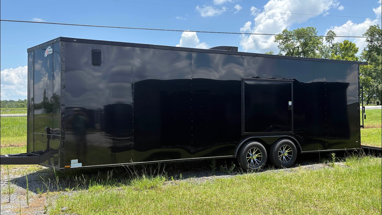 2025 Blacked Blackout South Georgia Cargo 8.5x28 Trailer
