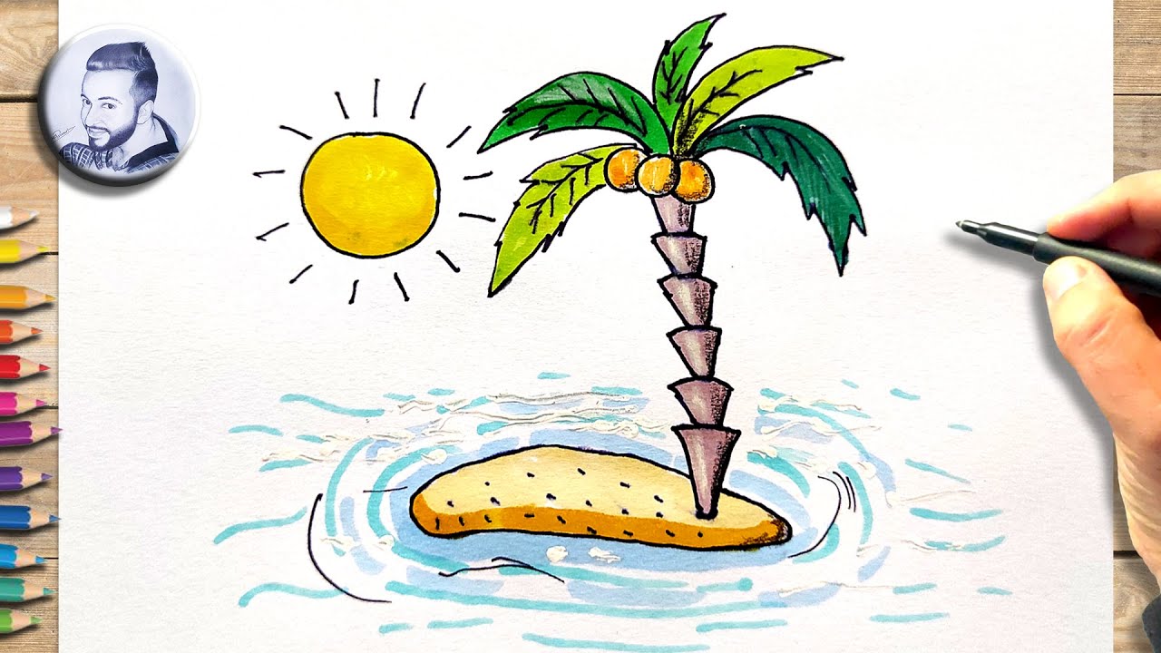 Comment dessiner une île déserte