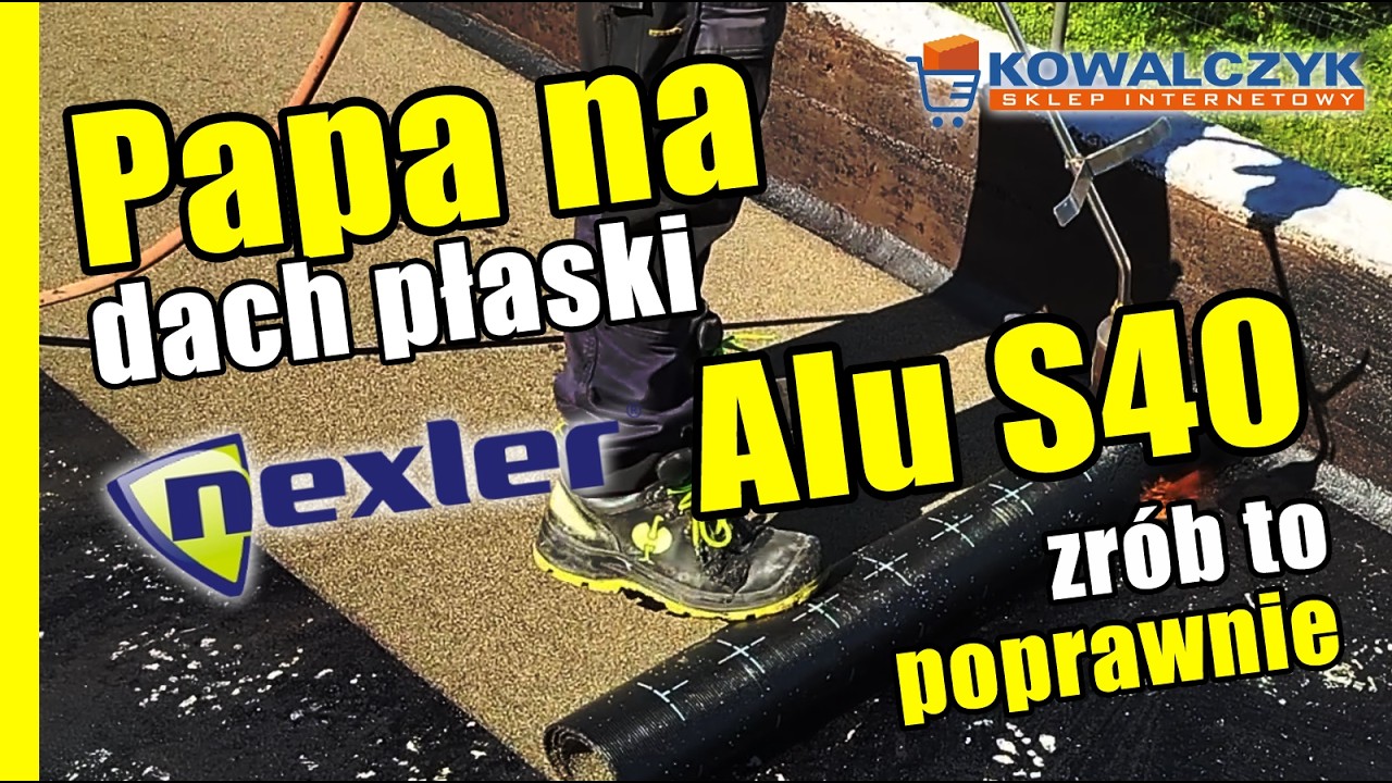 20. Papa na dach płaski – zrób to poprawnie | Nexler Alu S40 | #budowadomu #współpraca